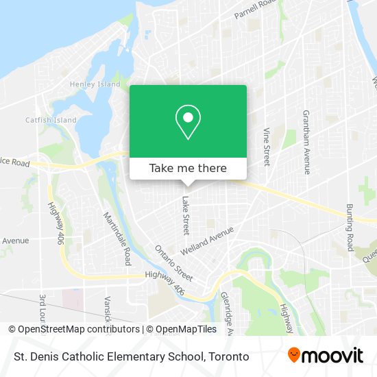 St. Denis Catholic Elementary School map