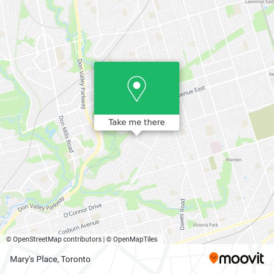 Mary's Place map