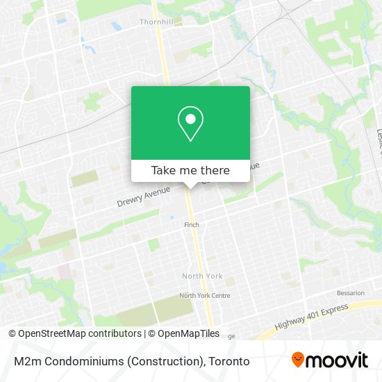 M2m Condominiums (Construction) map