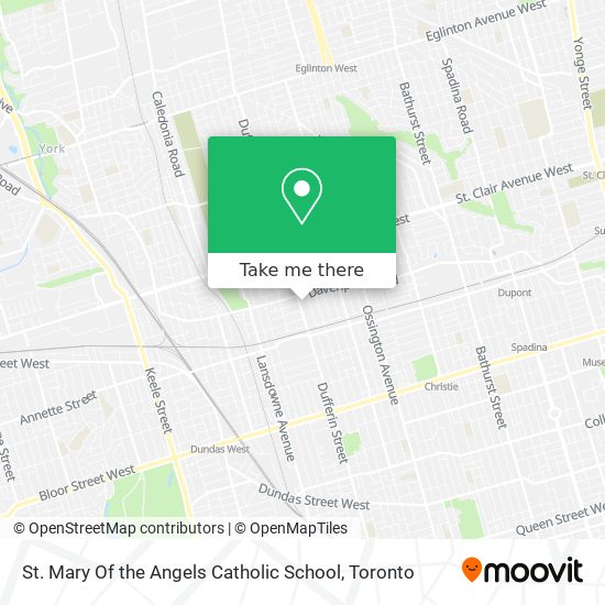 St. Mary Of the Angels Catholic School plan