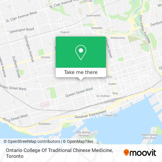 Ontario College Of Traditional Chinese Medicine map