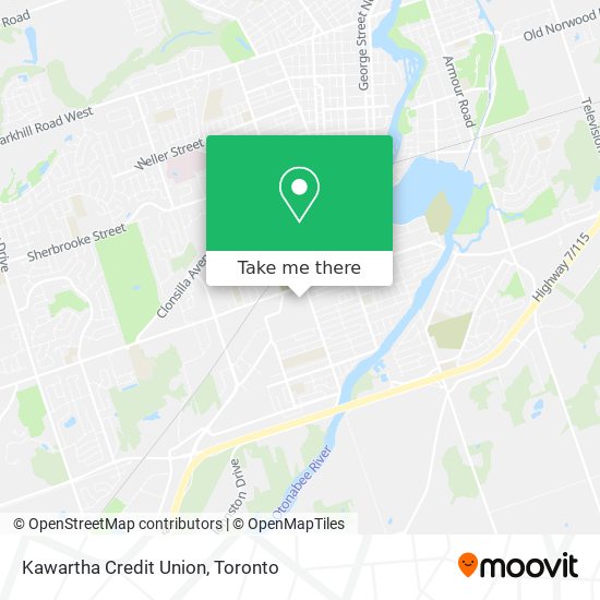 Kawartha Credit Union map