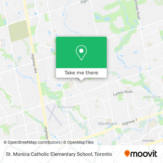 St. Monica Catholic Elementary School map