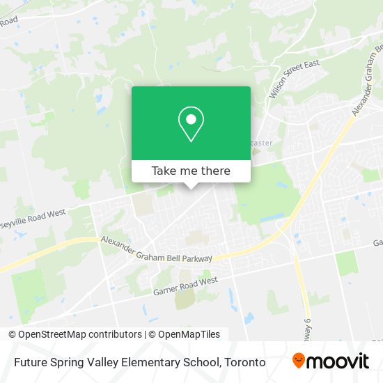 Future Spring Valley Elementary School map