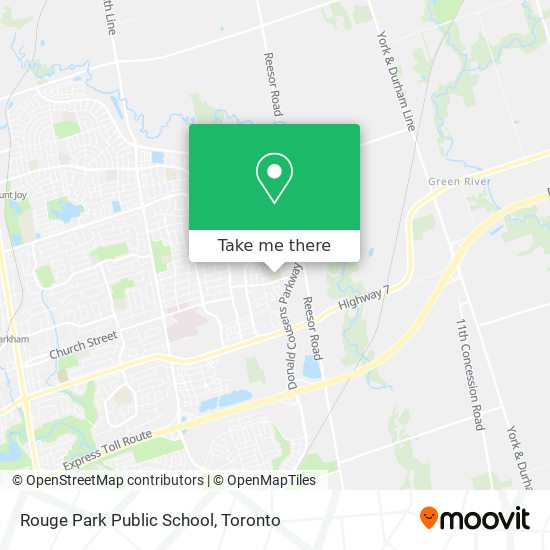 Rouge Park Public School map