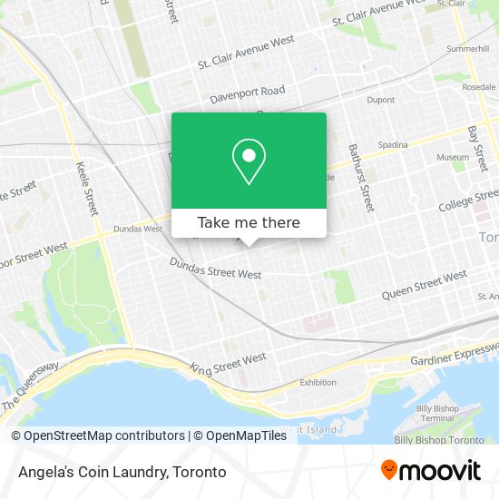 Angela's Coin Laundry map