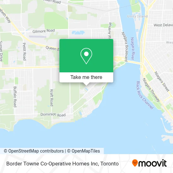 Border Towne Co-Operative Homes Inc map