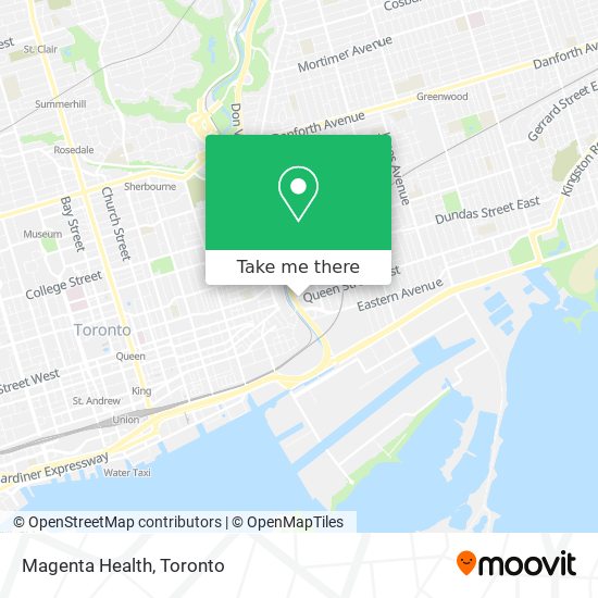 Magenta Health map