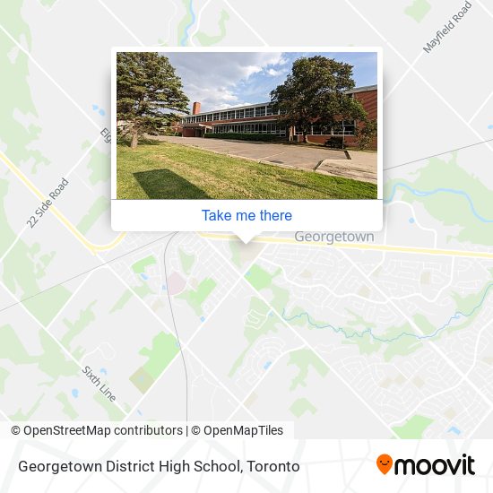 Georgetown District High School map