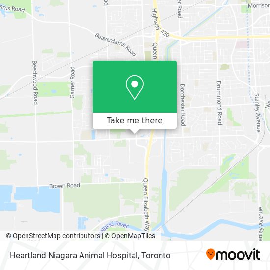Heartland Niagara Animal Hospital map