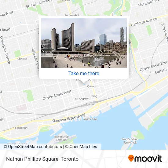 Nathan Phillips Square map