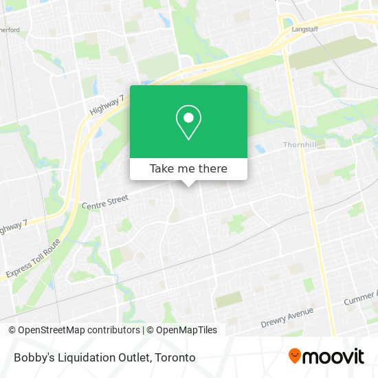 Bobby's Liquidation Outlet map