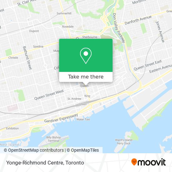 Yonge-Richmond Centre map