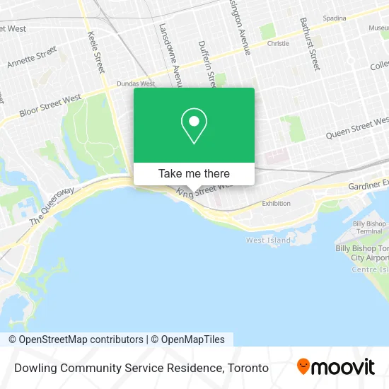 Dowling Community Service Residence map