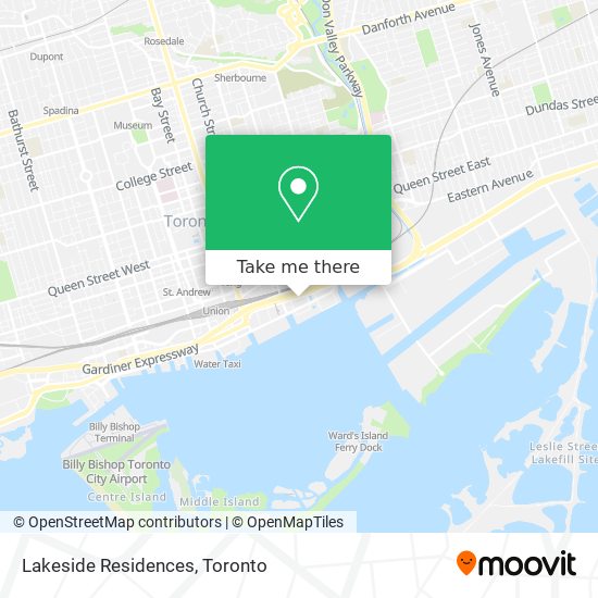 Lakeside Residences map