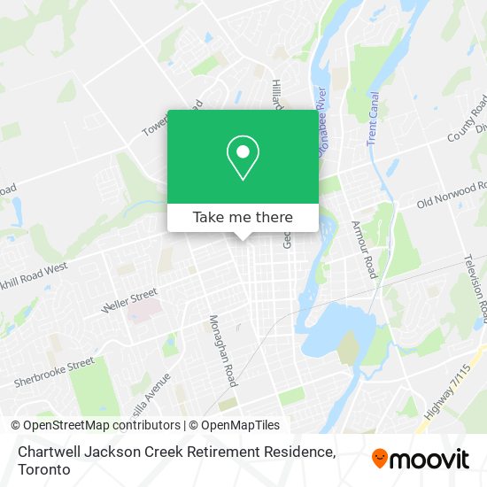 Chartwell Jackson Creek Retirement Residence map