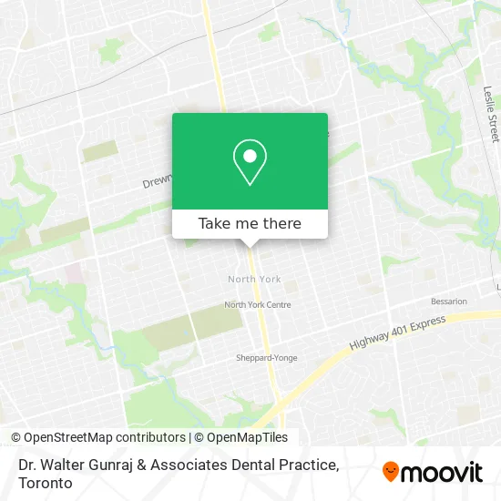 Dr. Walter Gunraj & Associates Dental Practice map