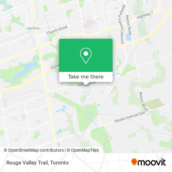 Rouge Valley Trail map