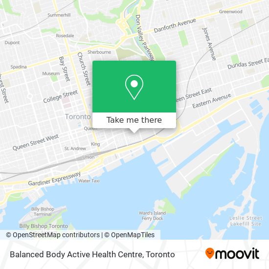 Balanced Body Active Health Centre map