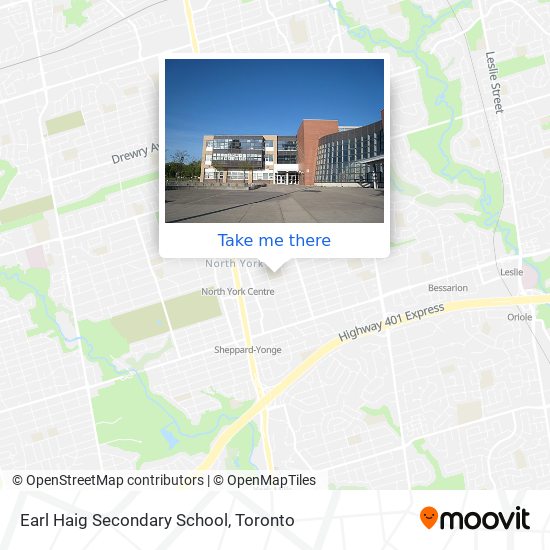 Earl Haig Secondary School map