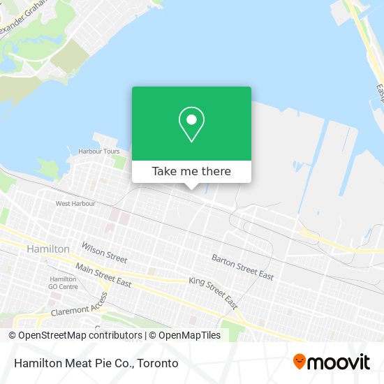 Hamilton Meat Pie Co. map