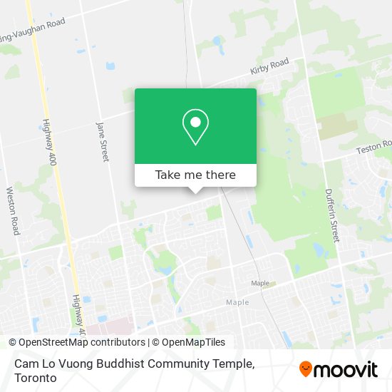 Cam Lo Vuong Buddhist Community Temple plan