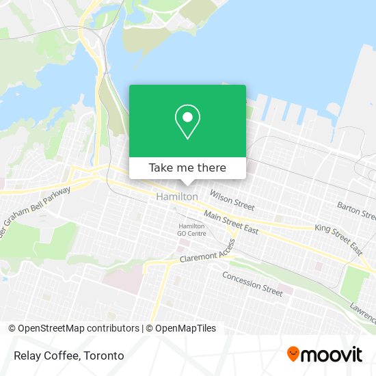 Relay Coffee map