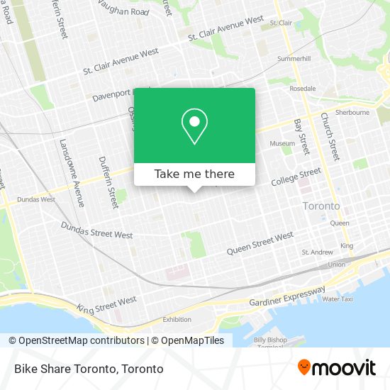 Bike Share Toronto map