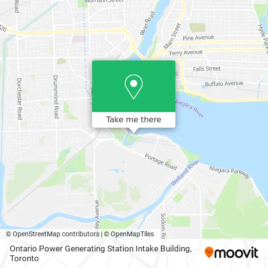 Ontario Power Generating Station Intake Building map