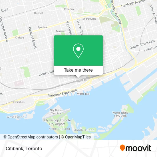 Citibank map