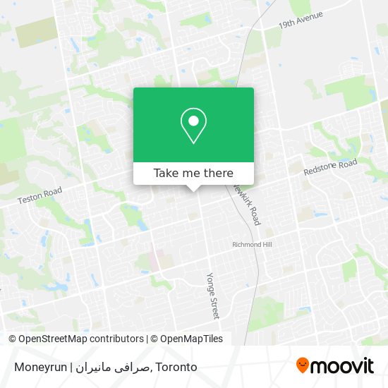 Moneyrun | صرافی مانیران map