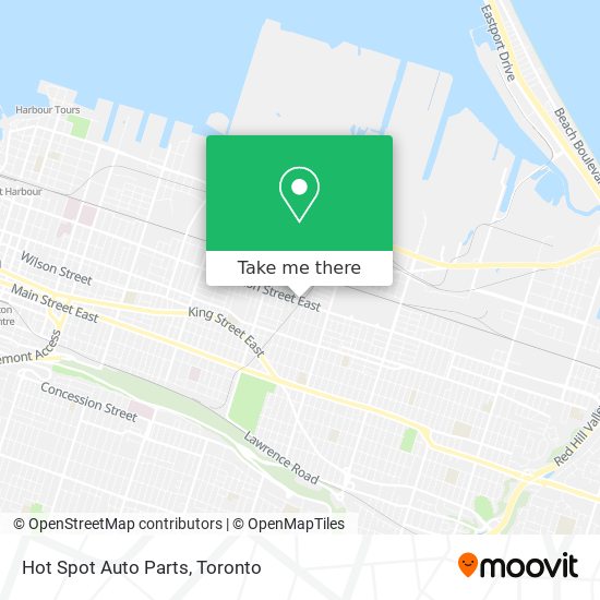 Hot Spot Auto Parts map