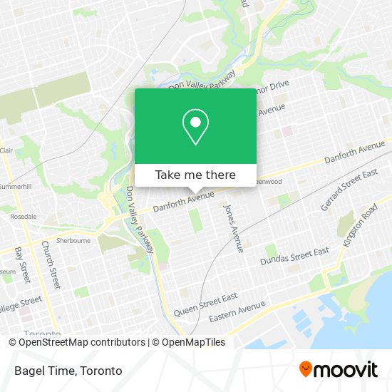 Bagel Time map