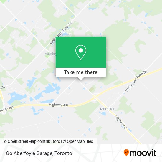 Go Aberfoyle Garage map