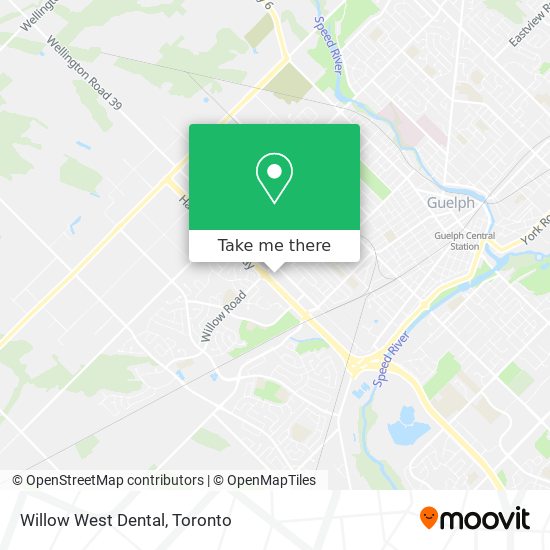 Willow West Dental map