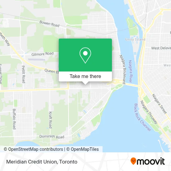 Meridian Credit Union map