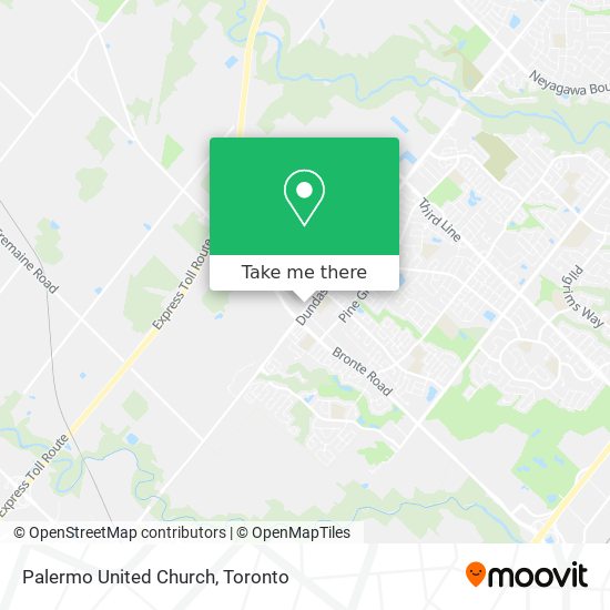 Palermo United Church map