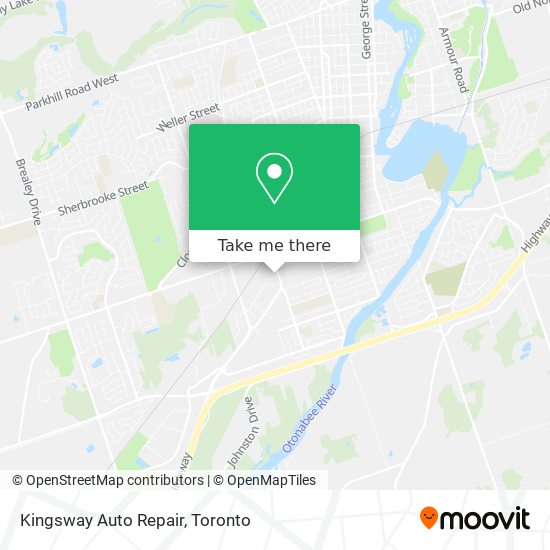 Kingsway Auto Repair map