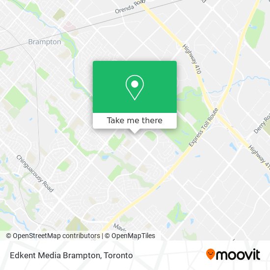 Edkent Media Brampton map