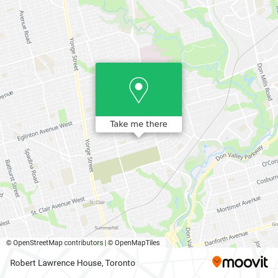 Robert Lawrence House map