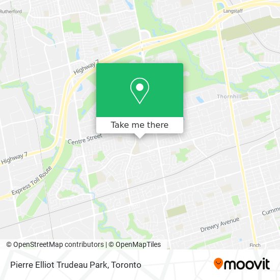 Pierre Elliot Trudeau Park plan