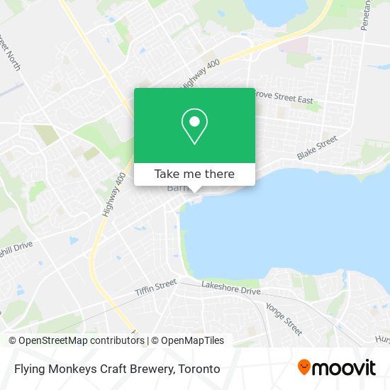 Flying Monkeys Craft Brewery map