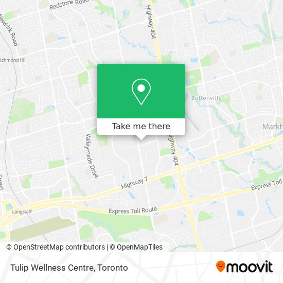 Tulip Wellness Centre map