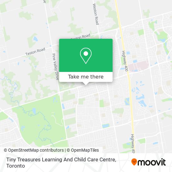 Tiny Treasures Learning And Child Care Centre map