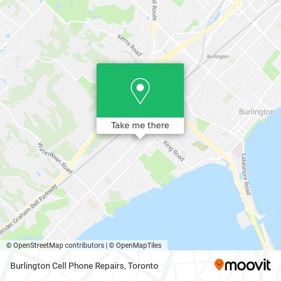 Burlington Cell Phone Repairs map