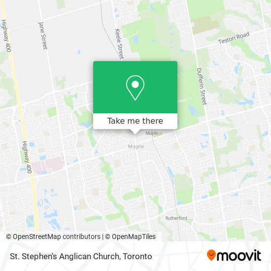 St. Stephen's Anglican Church map