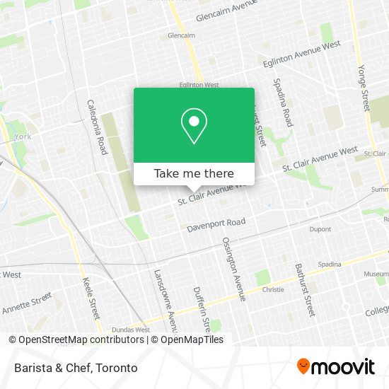 Barista & Chef map