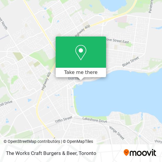 The Works Craft Burgers & Beer map