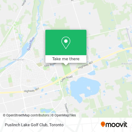 Puslinch Lake Golf Club map