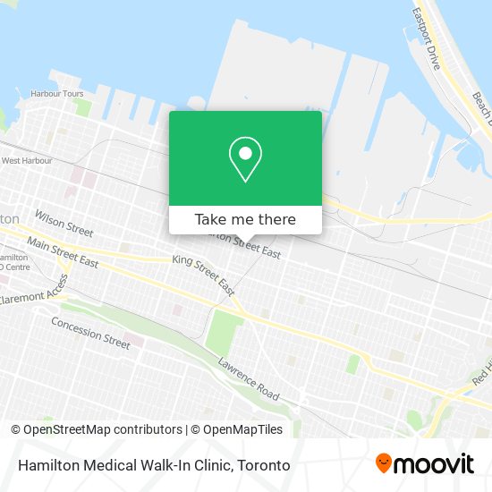 Hamilton Medical Walk-In Clinic plan